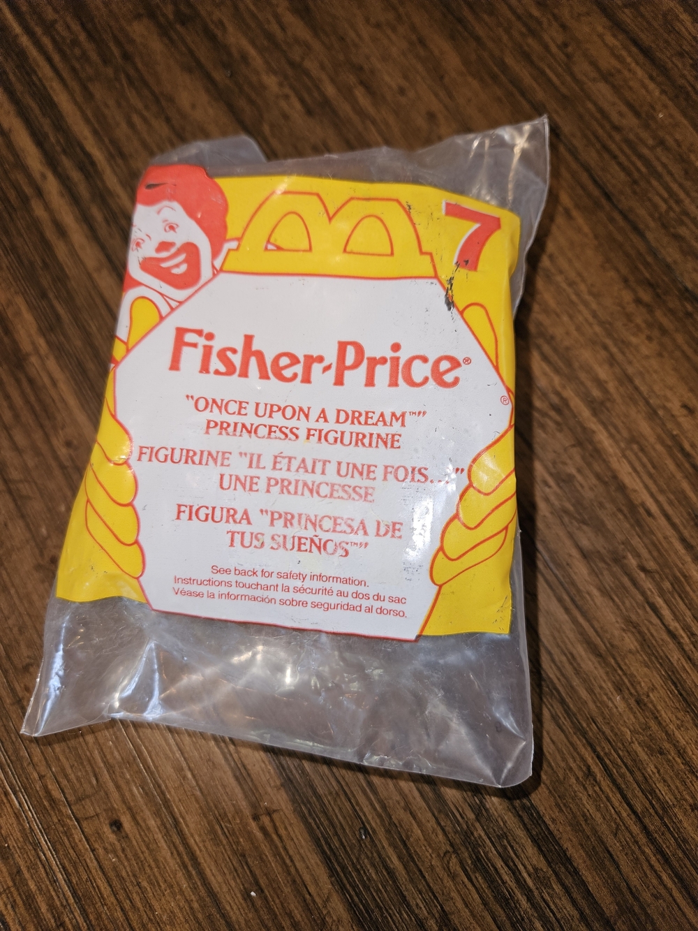 Fisher-Price Yellow and Red Once Upon a Dream Princess Packaged Figurine